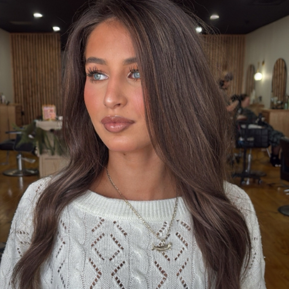 Root touch up & highlight W/ Emilie at Salty Mane Beauty Bar in Marianna, FL