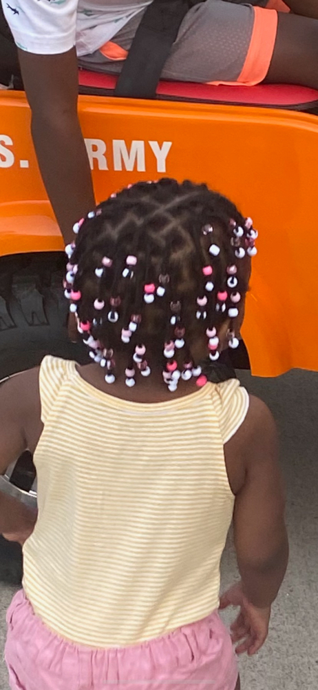 Kids Natural Hair Braid Hairstyle