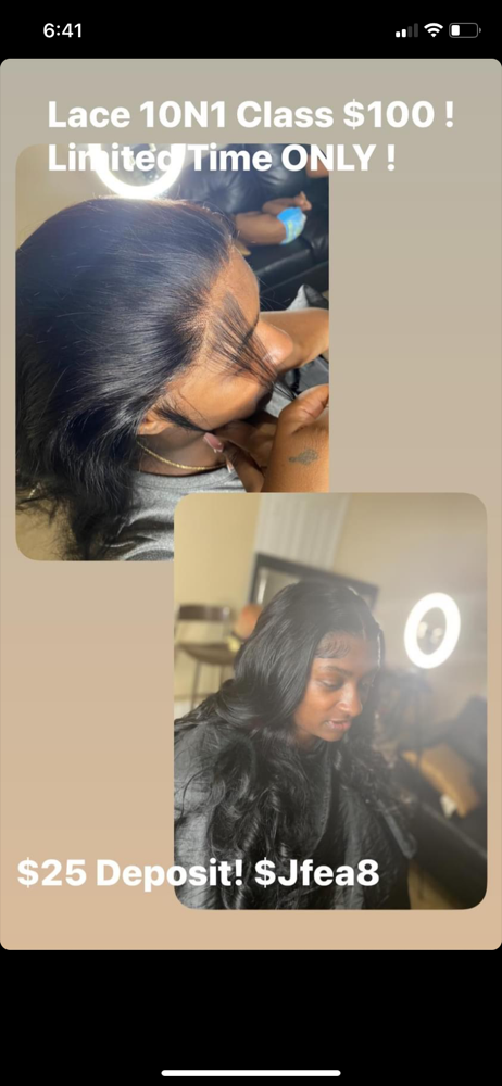 LIMITED TIME 1ON1 LACE CLASS ! ✨
