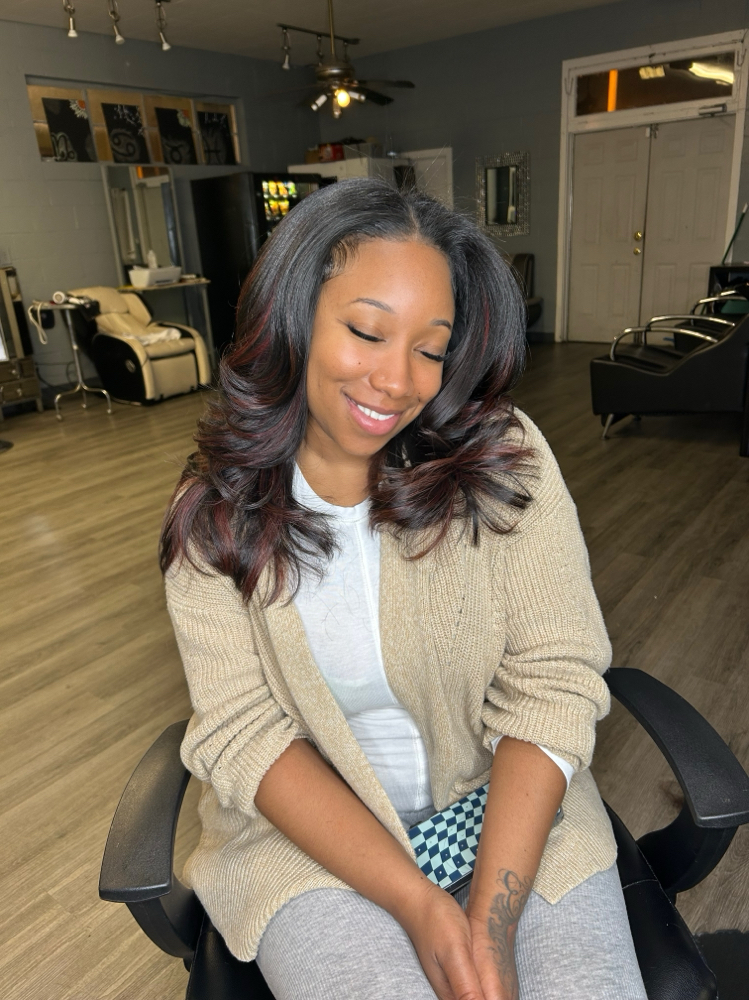Traditional Sew-in Install at Jvona Brown in Fairfield, CA