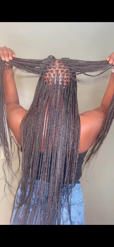 Small Butt Length Knotless