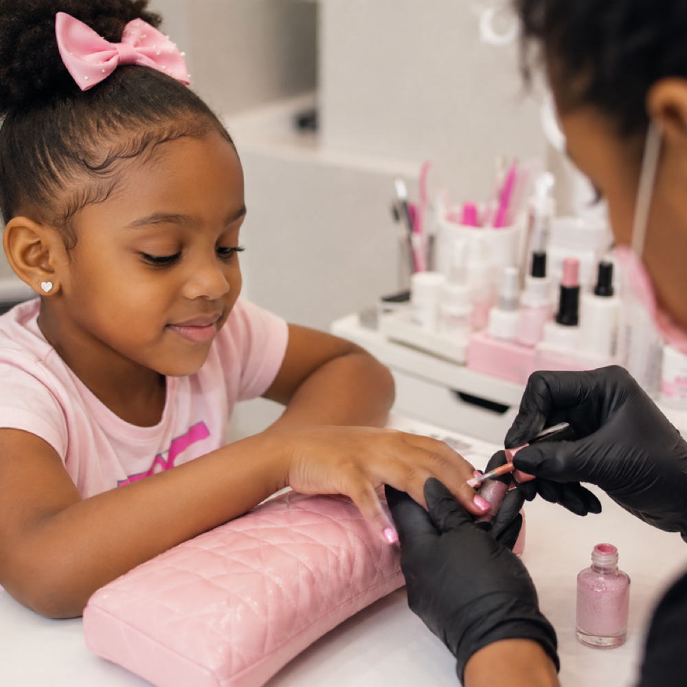 Kids Manicure at Nay Nicole Luxury Nails & Beauty in Parkville, MD