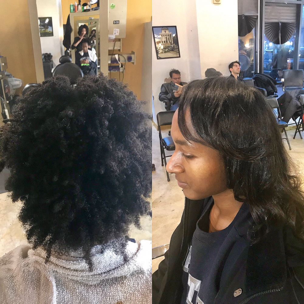 Shampoo, Blow Dry, Trim