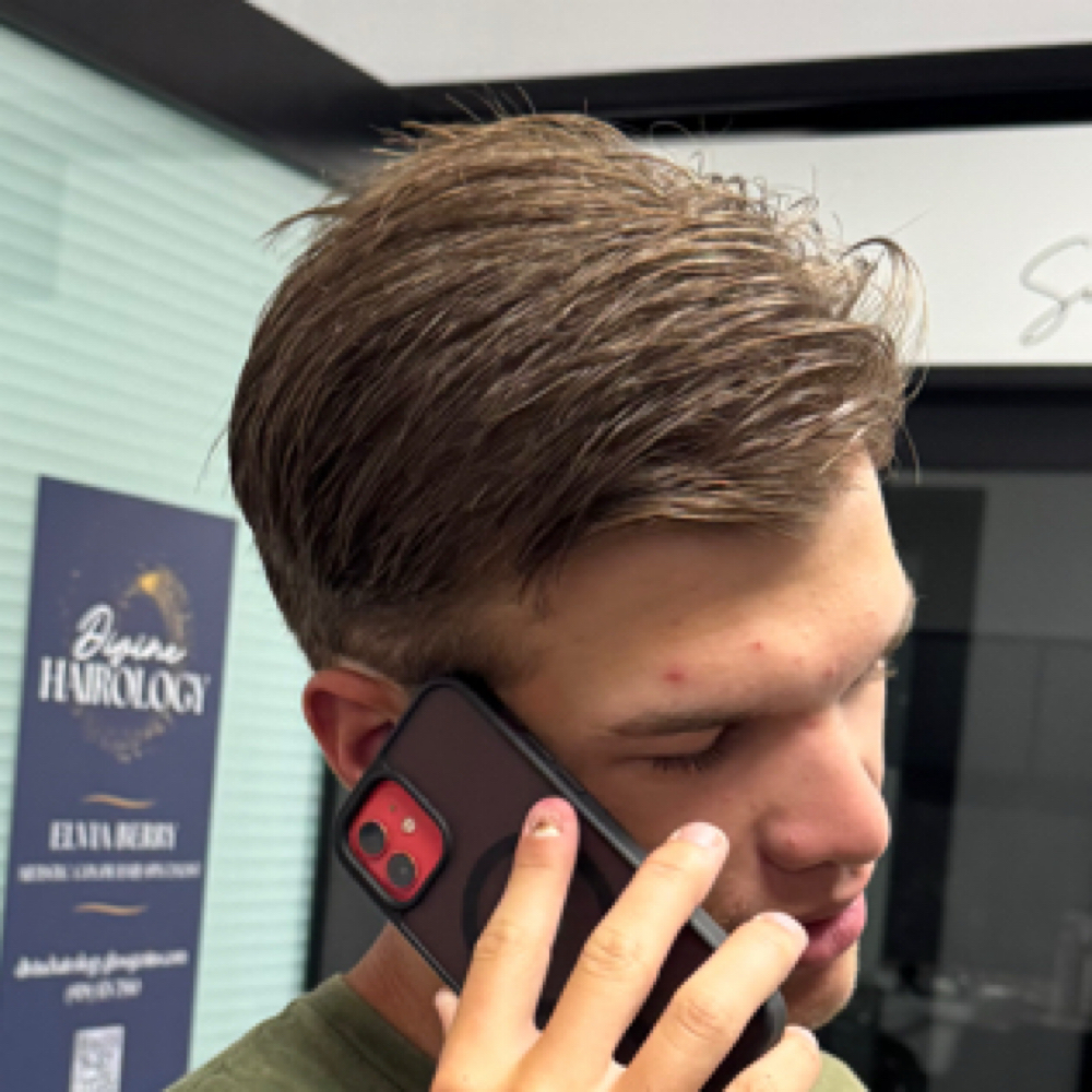 Men's Haircut at Divine Hairology in College Station, TX
