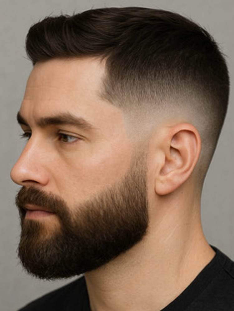 Fade Or Taper Fade + Beard Trim