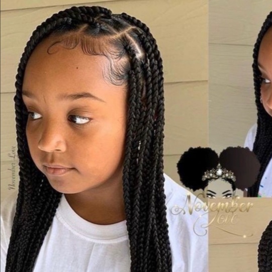 KIDS KNOTLESS BRAIDS at Favourite Hair Braiding in Cantonsville, MD