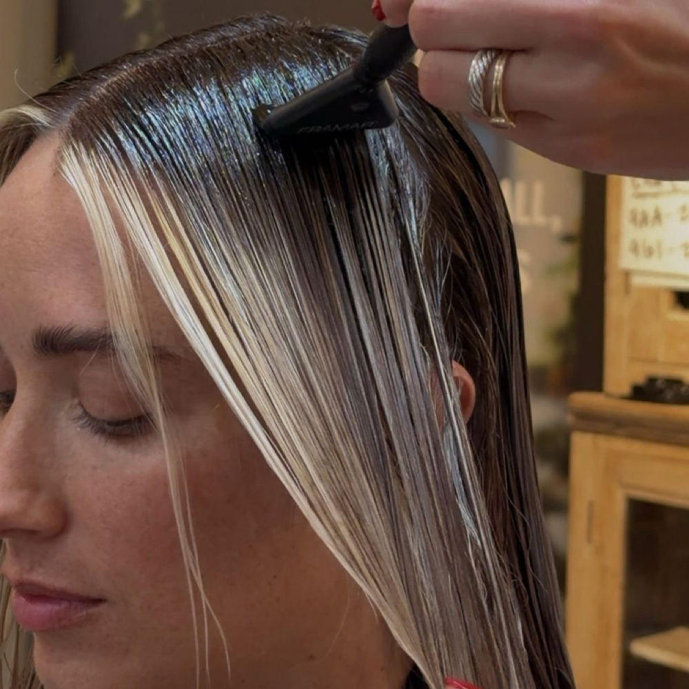 Balayage at Platinum beauty salon in Naples, FL