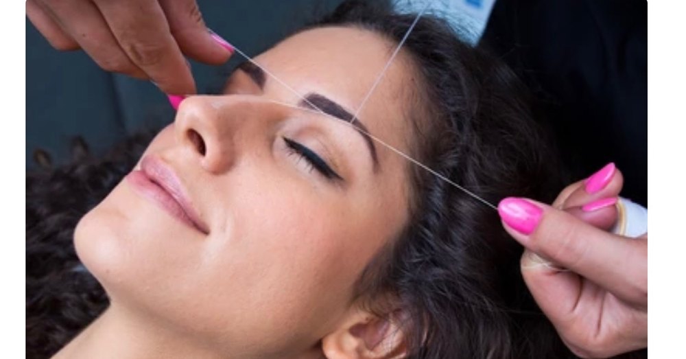 Eyebrows threading at glowbync_threadingandfacials in alpharetta, GA