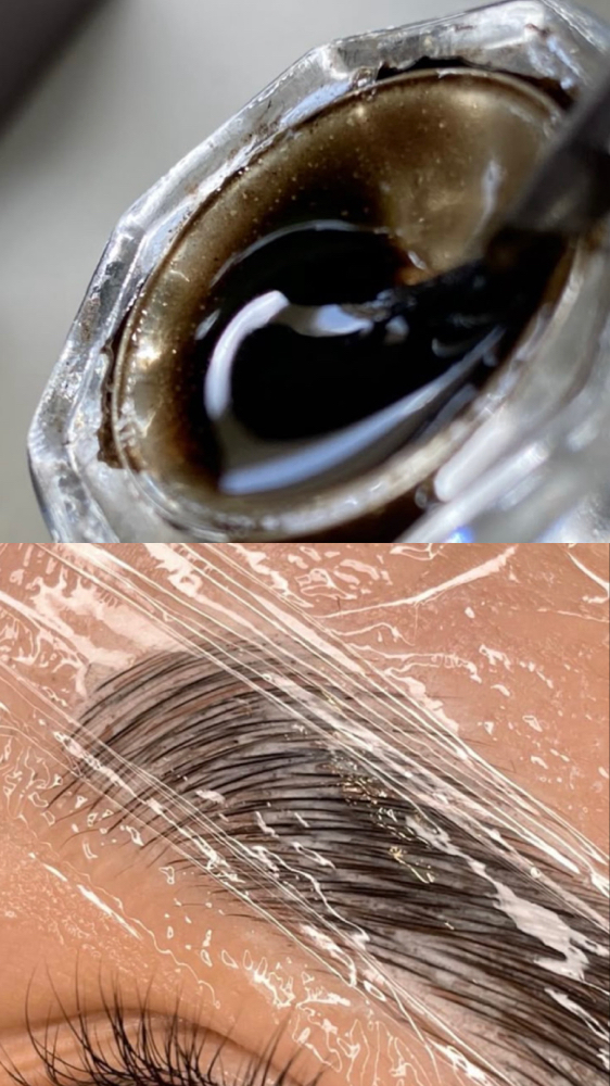 Brow Lamination + Hybrid Stain
