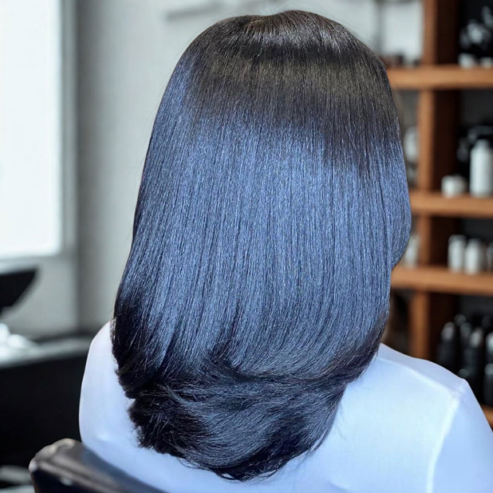 New Client Silk Press Package at Anointed Beauty Salon in Baton Rouge, LA