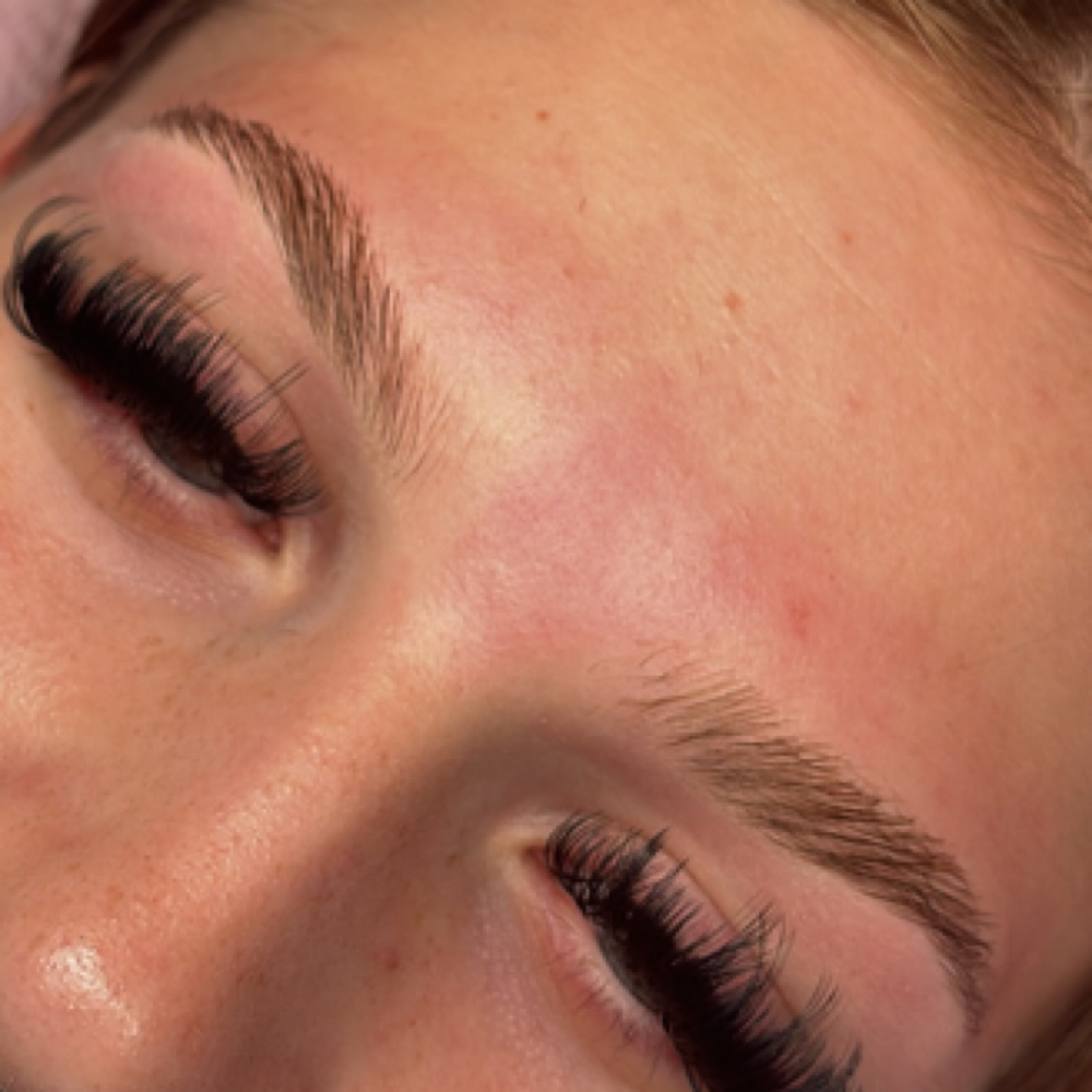 Brow Lamination + wax at luniralashes in Wichita, KS