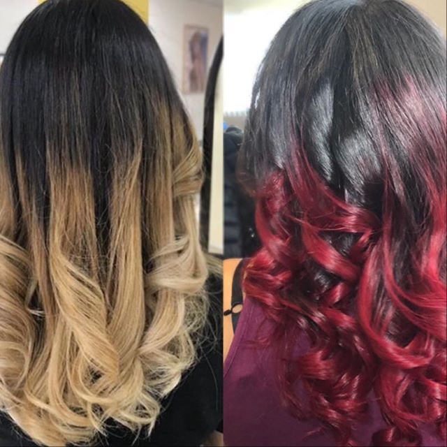 Hair coloring at Essential Beauty Studios in Shelton, CT