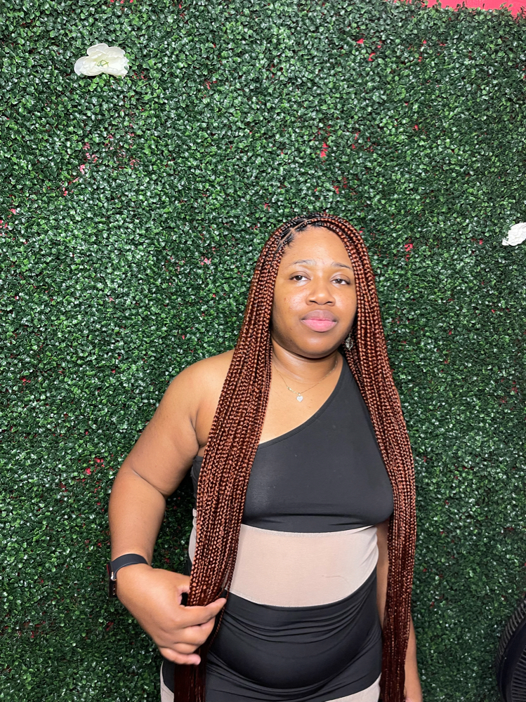 Small Knotless Braids