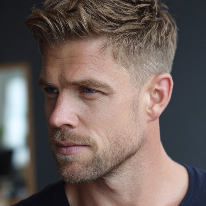 Men’s Haircut + Gray Blending at Hair by Renee Marie in Denver, CO
