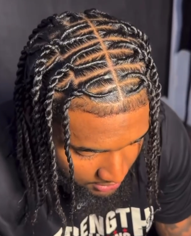 Small Kamikaze Twist Natural Hair at To Be Crowned By Nina Lynn in Emmaus, PA