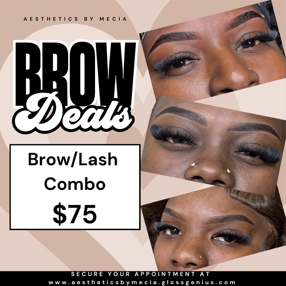 March Brow/Lash Combo Special at Aesthetics by Mecia in Waycross, GA