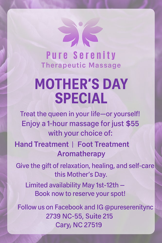 Mother’s Day Massage Special