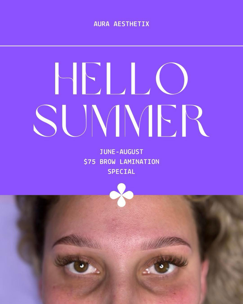 ✨ $75 Brow Lamination Special ✨