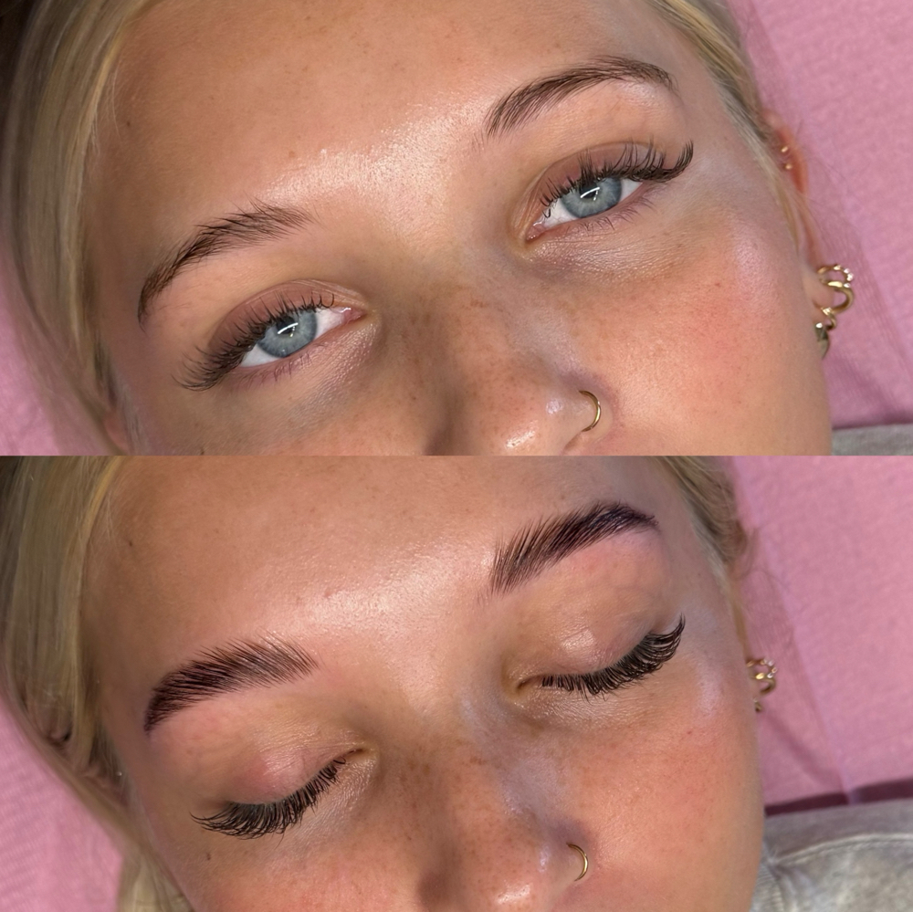Tinted Brow Lamination at solshine beauty in Fort Myers, FL