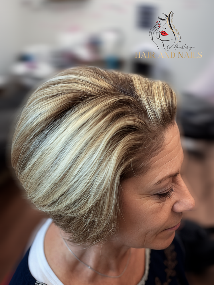 Cut+Root Retouch+Treatment+Blowout