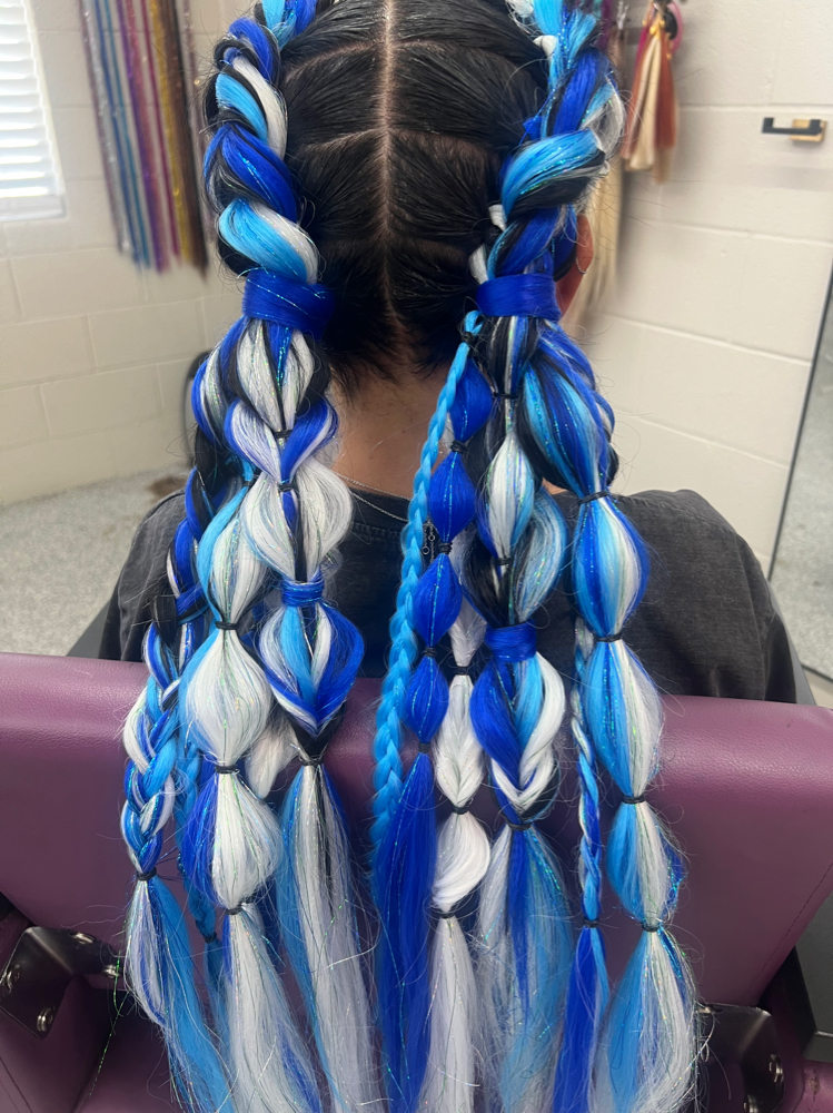 Fun Festival Braids at Lasting Impressions LHC in Lake Havasu City, AZ