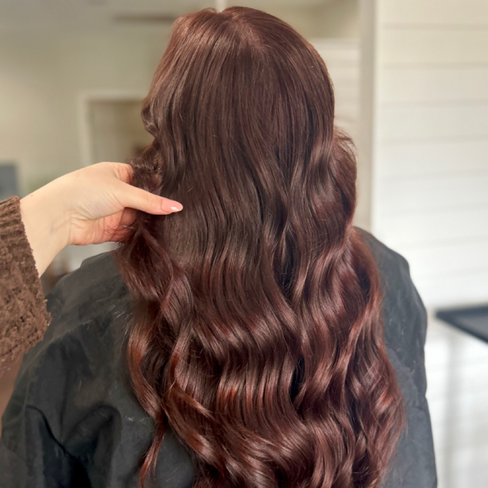 All Over Color🖤💿🍒 at Hair By Emma Stalvey in Asheboro, NC