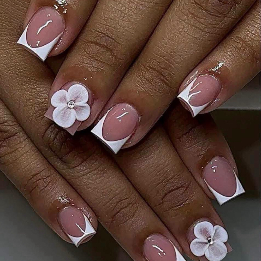 Acrylic Nails Manicure at 🎀Pink Diamond Beauty studio🎀 in Irving, TX