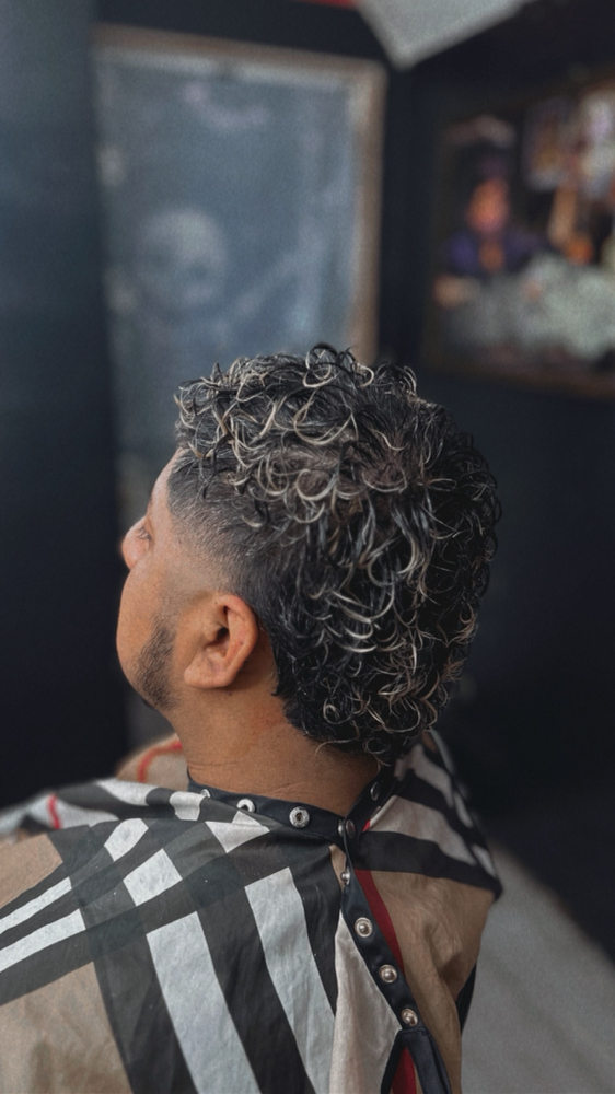 Men Full Head Perm