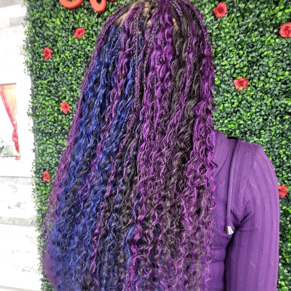 Boho Braids at @ivtebeautyplace in Suitland  Md, MD
