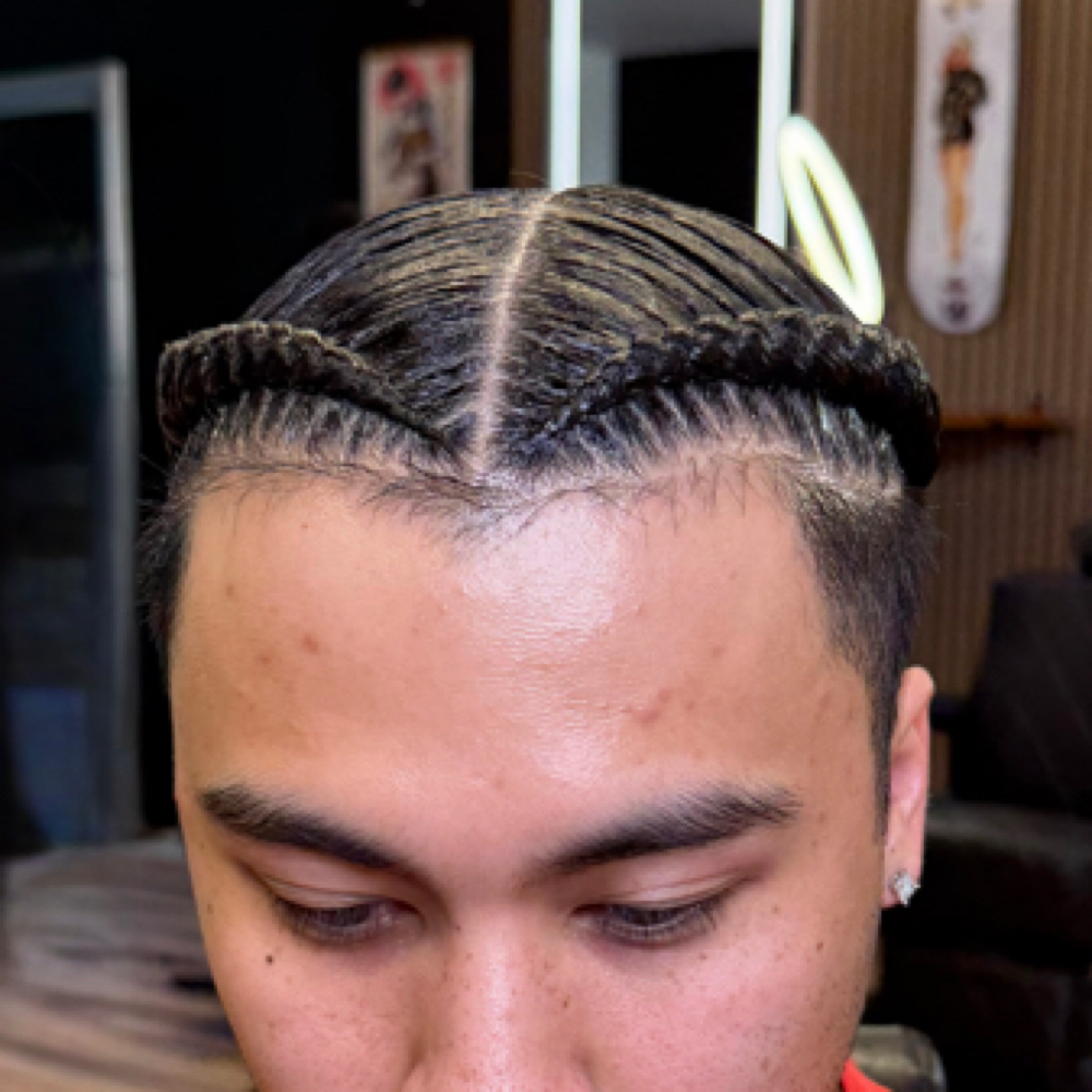 2 Braids (NO ADDED HAIR) at GlammedByReesa in Walnut Creek, CA