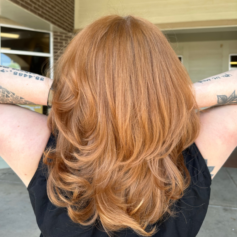 Blowout at Skye’s the Limit Hair in Asheboro, NC