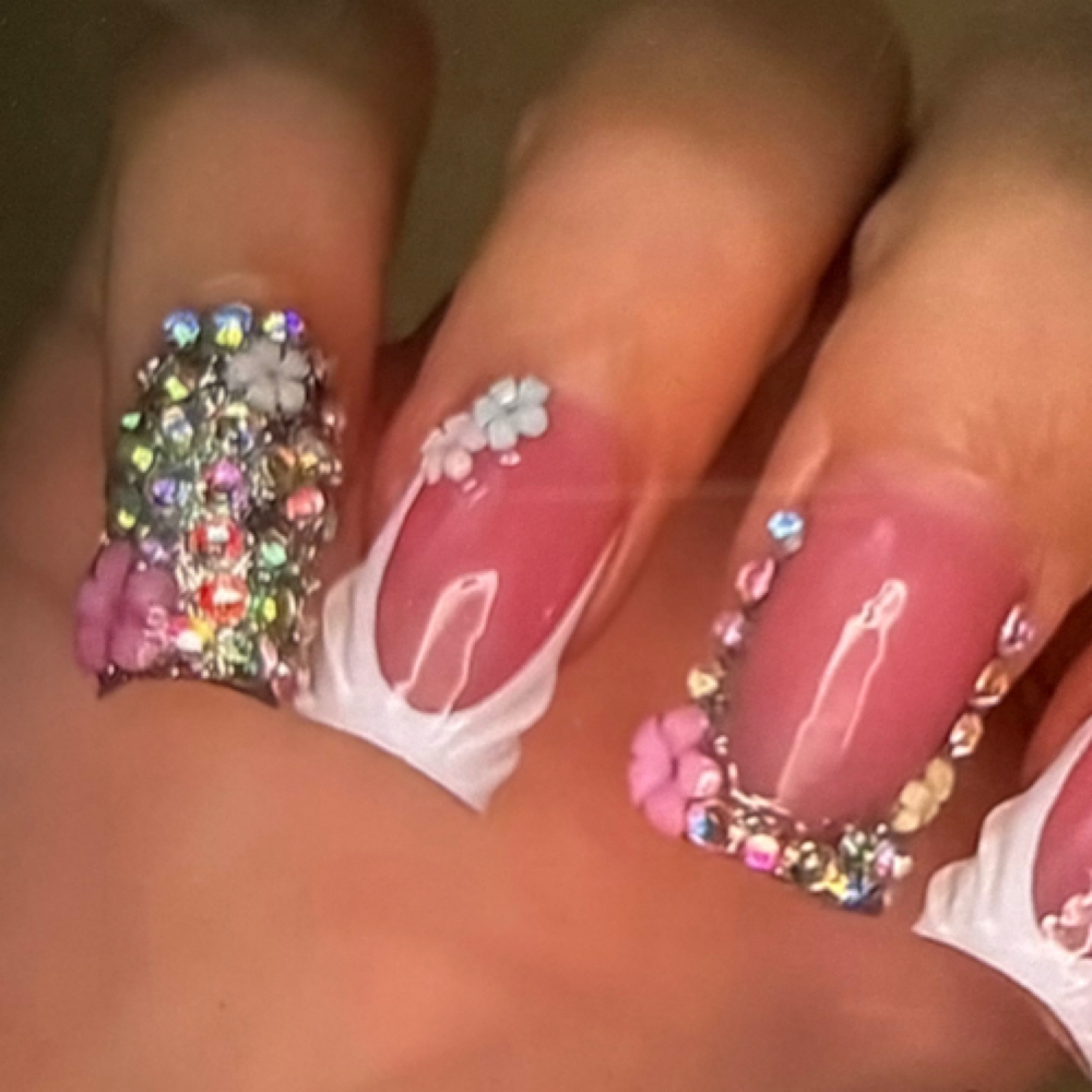 Heavy Bling at Divina Nail Lounge in Round Rock, TX