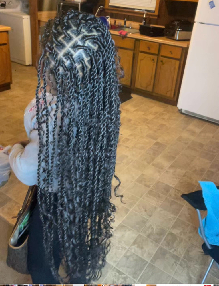 SMEDIUM ISLAND TWIST at Crownedbyshanti in Pontotoc, MS