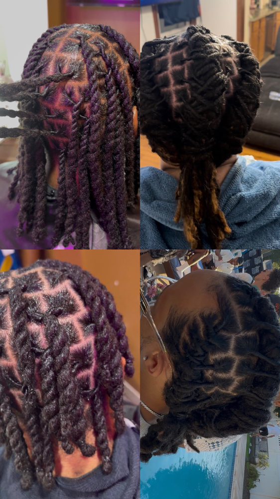 RETWIST LOCS ( MidChest / MidBack )