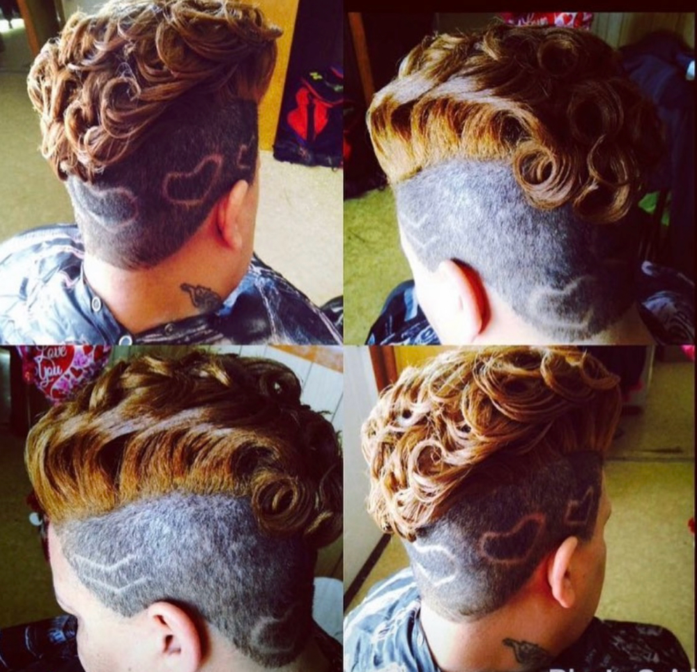 Hair Cut With Designs❤️‍🔥❤️‍🔥 at Queen Of The Crown in Charlotte, NC