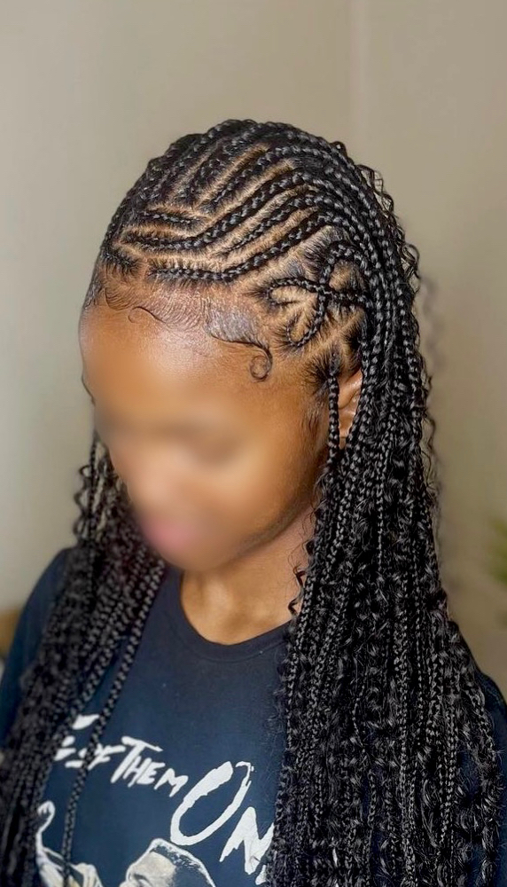 Fulani Braids - Smedium W/ Curls