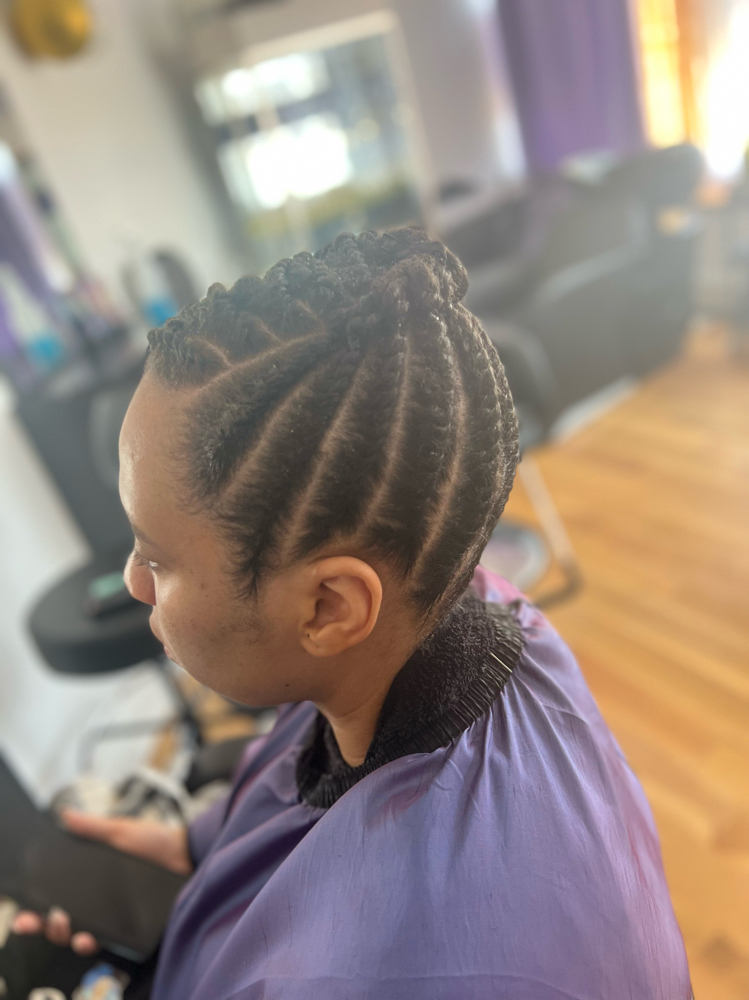 Flat Twist on Natural Hair