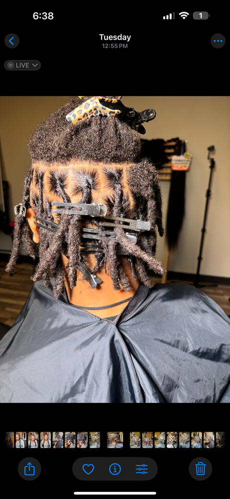 Loc Retwist at Kreationsbykiraa in Philadelphia, PA