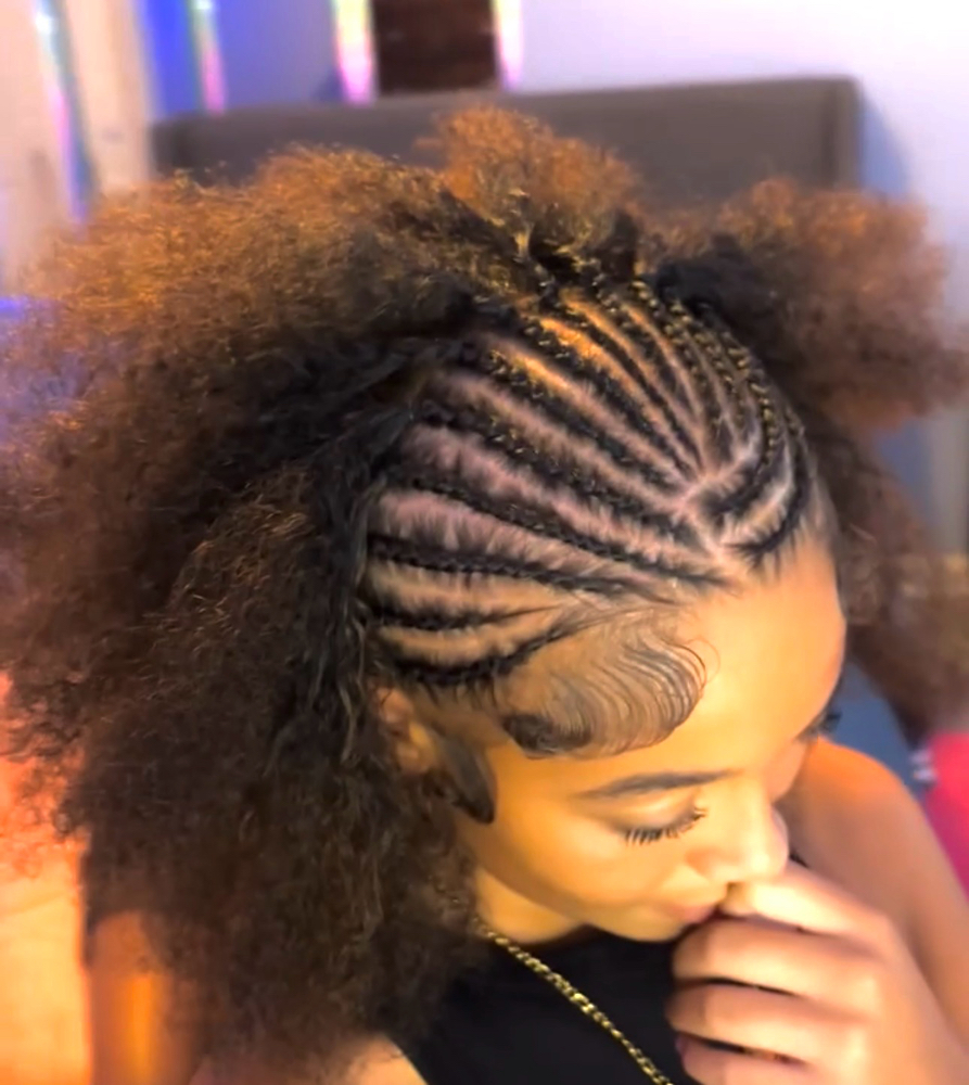 Natural Front Braids