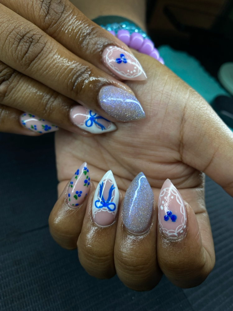 Short Acrylic Nails at ArtistrybyAllykat in Flint, MI