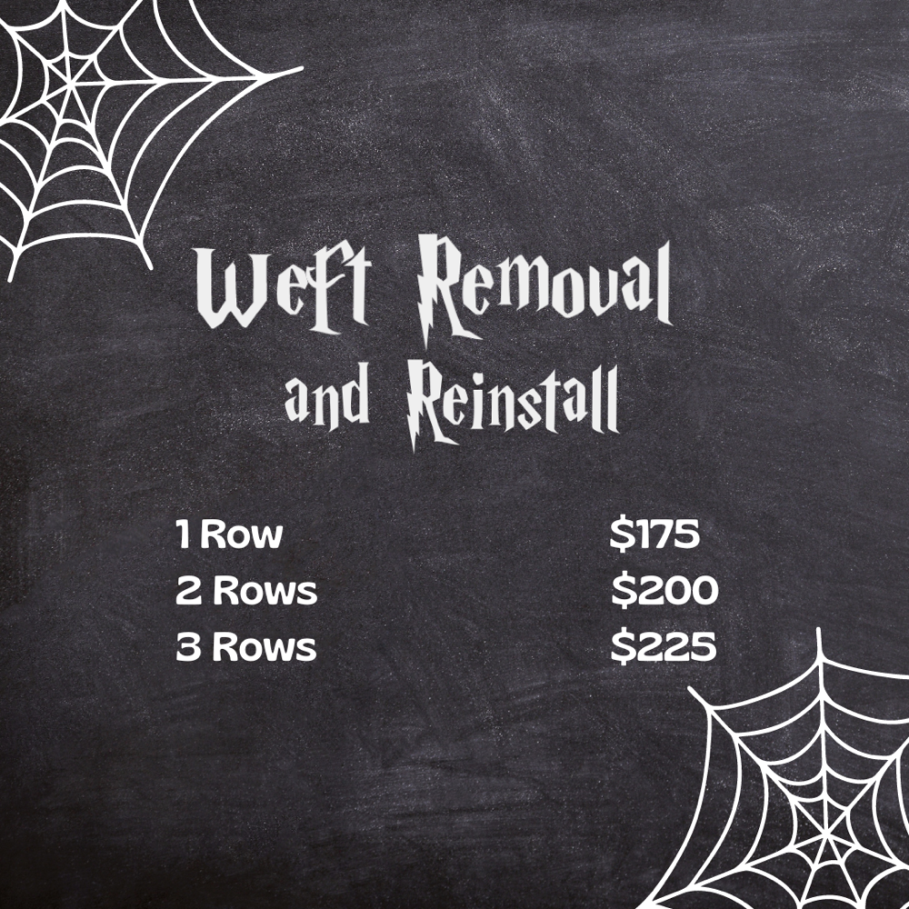 Weft Removal and Reinstall