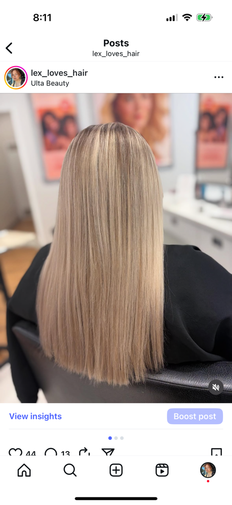 ALL OVER HIGHLIGHT at The Glow up Salon in San Angelo, TX