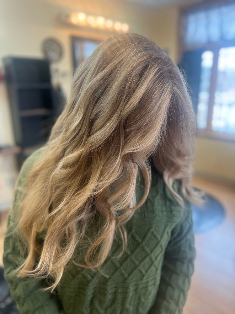 Balayage And Haircut