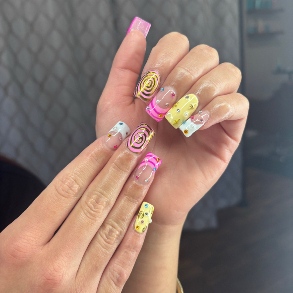 Tier 3 - Detailed Nail Art at Madyson Manuel in Larose, LA