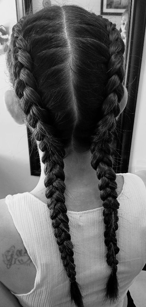 2 Dutch braids by Ashley