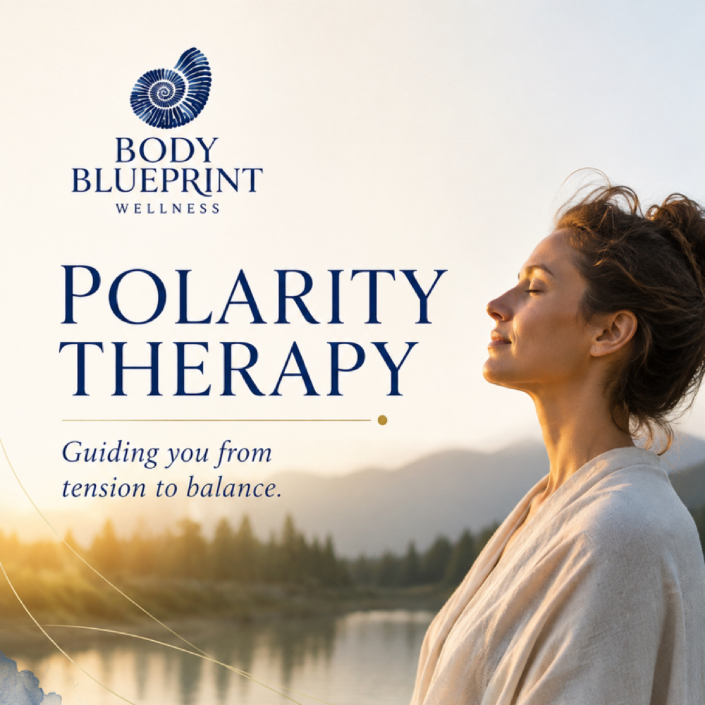 Polarity Therapy 90 Minute Session at Body Blueprint Wellness in Cohasset Office, MA