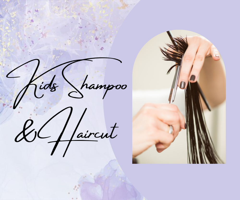 Kids Shampoo & Cut at Hair by Sarah At Salon Stiles in Coventry Township, OH