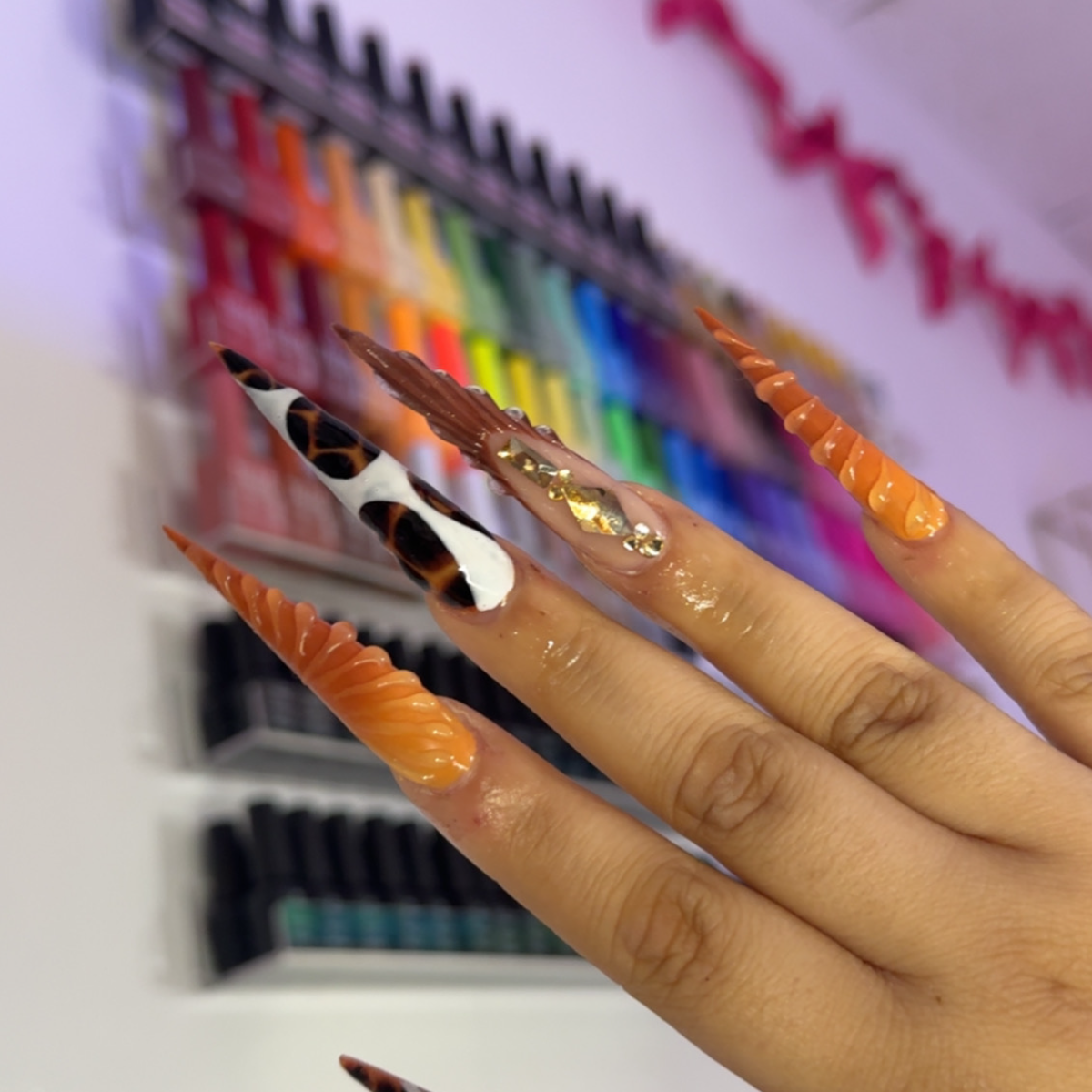 2-3 XL Nails at Blessed Beauty🤍✝️ in Lubbock, TX