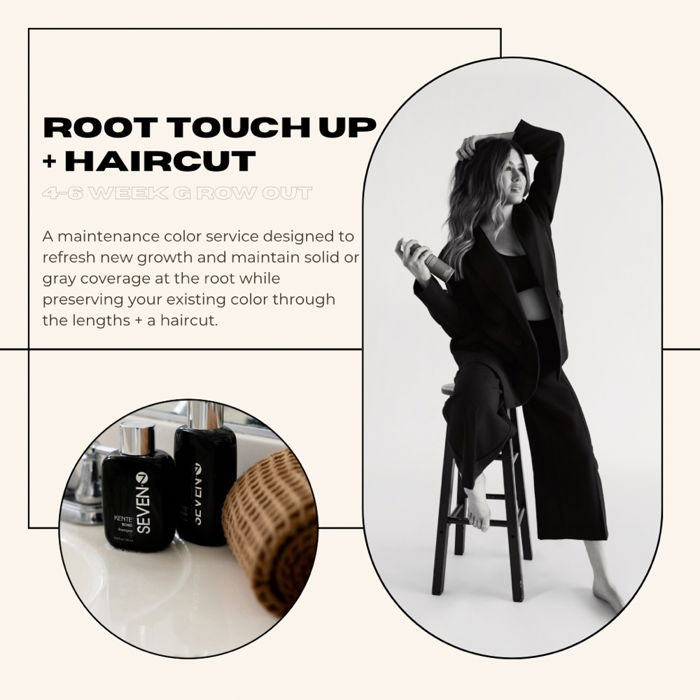 Root Touch Up + Haircut at Blendsbyautumn in Fullerton, CA