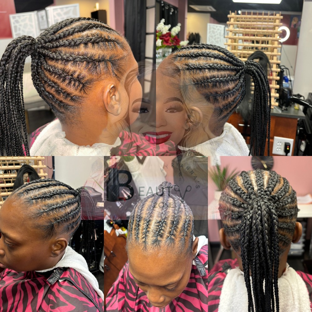 Feed In Braided Ponytail (Smedium)